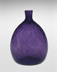 Taschenflasche von Henry William (attr.to) Stiegel