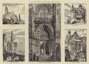 Eine Künstlerreise an der Lahn von Henry William Brewer