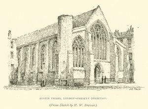 Austin Friars, London, aktueller Zustand von Henry William Brewer