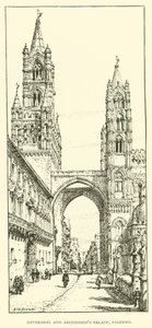 Kathedrale und Erzbischofspalast, Palermo von Henry William Brewer