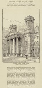 Hanover Chapel, Regent Street von Henry William Brewer