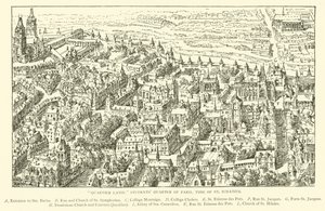 "Quartier Latin," Studentenviertel von Paris, zur Zeit des St. Ignatius von Henry William Brewer