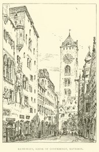 Rath-Haus, Konferenzort, Regensburg von Henry William Brewer