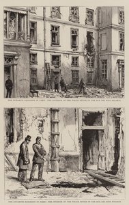 Die Dynamitexplosion in Paris von Henry William Brewer