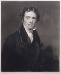 Porträt von Michael Faraday, graviert von Samuel Cousins, 1830