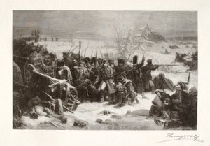 Marschall Ney hält die Nachhut von Henry Wolf