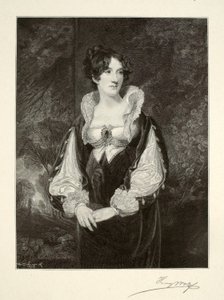 Porträt einer Dame von Henry Wolf