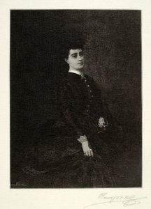 Porträt einer spanischen Dame von Henry Wolf