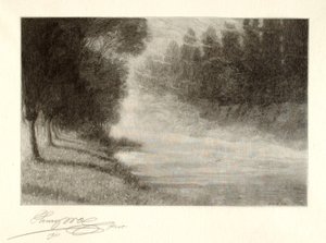 Zerstreuung der Nebel (Morgennebel) von Henry Wolf
