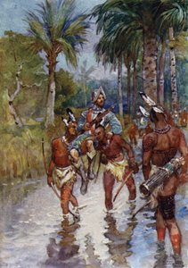 Ein Marsch durch die Sümpfe von Henry after Sandham