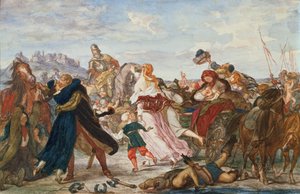 Hetman Koniecpolski befreit Gefangene von den Tataren im Jahr 1624, 1875-76 von Henryk Hipolit Rodakowski