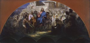Einzug Christi in Jerusalem, 1876 von Henryk Siemiradzki