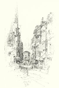 Butcher Row, London von Herbert (after) Railton