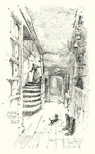 Cheshire Cheese, Fleet Street, London von Herbert (after) Railton