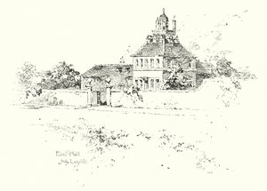 Elral Hall, nahe Lichfield von Herbert (after) Railton