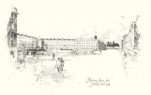 Finsbury Square, von Artillery Place, London von Herbert (after) Railton