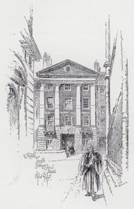 Middle Temple Tor vom Strand von Herbert (after) Railton