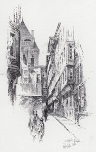 Middle Temple Lane von Herbert (after) Railton