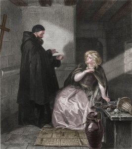 Julia in der Zelle von Pater Lawrence, 1867