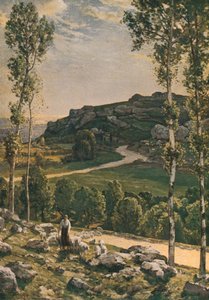 Eine Bergstraße in der Provence von Herbert Edwin Pelham Hughes Stanton