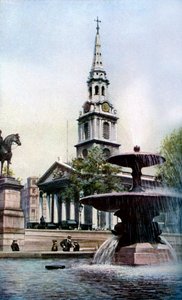 Kirche St. Martin-in-the-Fields, Trafalgar Square, London, ca. 1930er von Herbert Felton