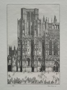 Kathedrale von Wells von Herbert Gordon Warlow