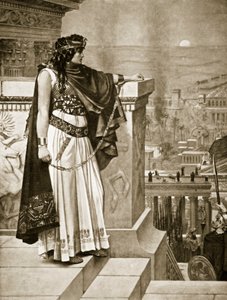 Zenobias letzter Blick auf Palmyra, Illustration aus 