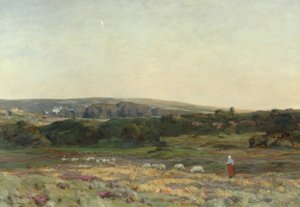 Abenddämmerung, Studland, Dorset, 1904 von Herbert Hughes Stanton