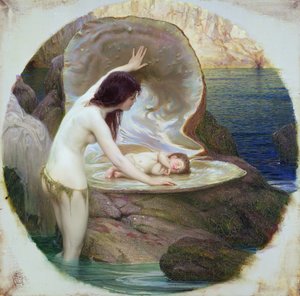 Ein Wasserbaby von Herbert James Draper