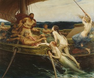 Odysseus und die Sirenen von Herbert James Draper
