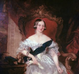 Porträt von Königin Victoria, 1841 von Herbert Luther Smith