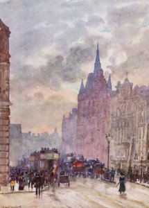 Holborn Hill (Farblithografie)