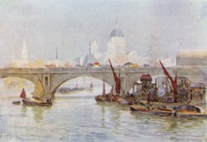 Südende der Waterloo-Brücke von Herbert Menzies (after) Marshall