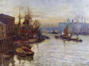Das südliche Ufer des Pools (Farblithografie) von Herbert Menzies (after) Marshall