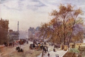 Whitehall (Farblithografie) von Herbert Menzies (after) Marshall