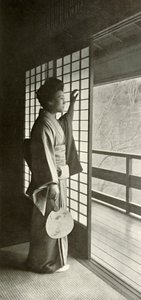 Eine Studie am Shoji, 1910 von Herbert Ponting