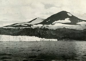 Cape Crozier: Das Ende der großen Eisbarriere, ca. 1910-1913, 1913 von Herbert Ponting