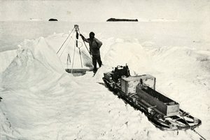 Nelson und seine Ausrüstung von Herbert Ponting