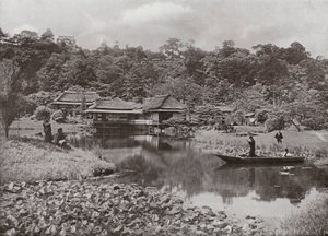 Das Ha-Kei-Tei Gasthaus und Garten in Hikone von Herbert Ponting