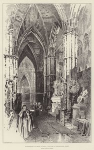 Zweihundertjahrfeier von Henry Purcell, das Grab in der Westminster Abbey