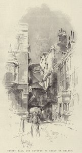 Crosby Hall und das Tor zu Great St Helen