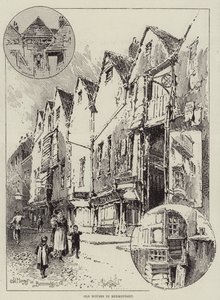 Alte Häuser in Bermondsey von Herbert Railton