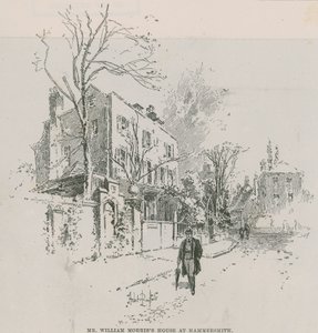 Das Haus von William Morris in Hammersmith von Herbert Railton