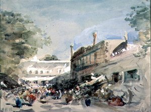 Straßenszene in Delhi von Hercules Brabazon Brabazon