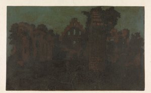 Ruinen der Abtei von Rijnsburg (Große Version) von Hercules Segers
