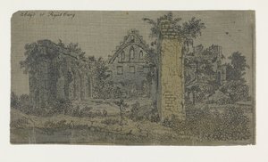 Ruinen der Abtei von Rijnsburg (kleine Version) von Hercules Segers