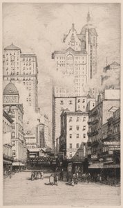 Cortland Street, New York von Herman Armour Webster