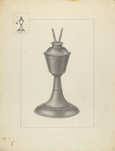 Camphenelampe von Herman Bader