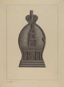 Feuermarke von Herman Bader