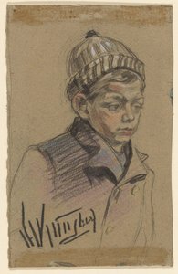 Junge mit Jacke und Mütze